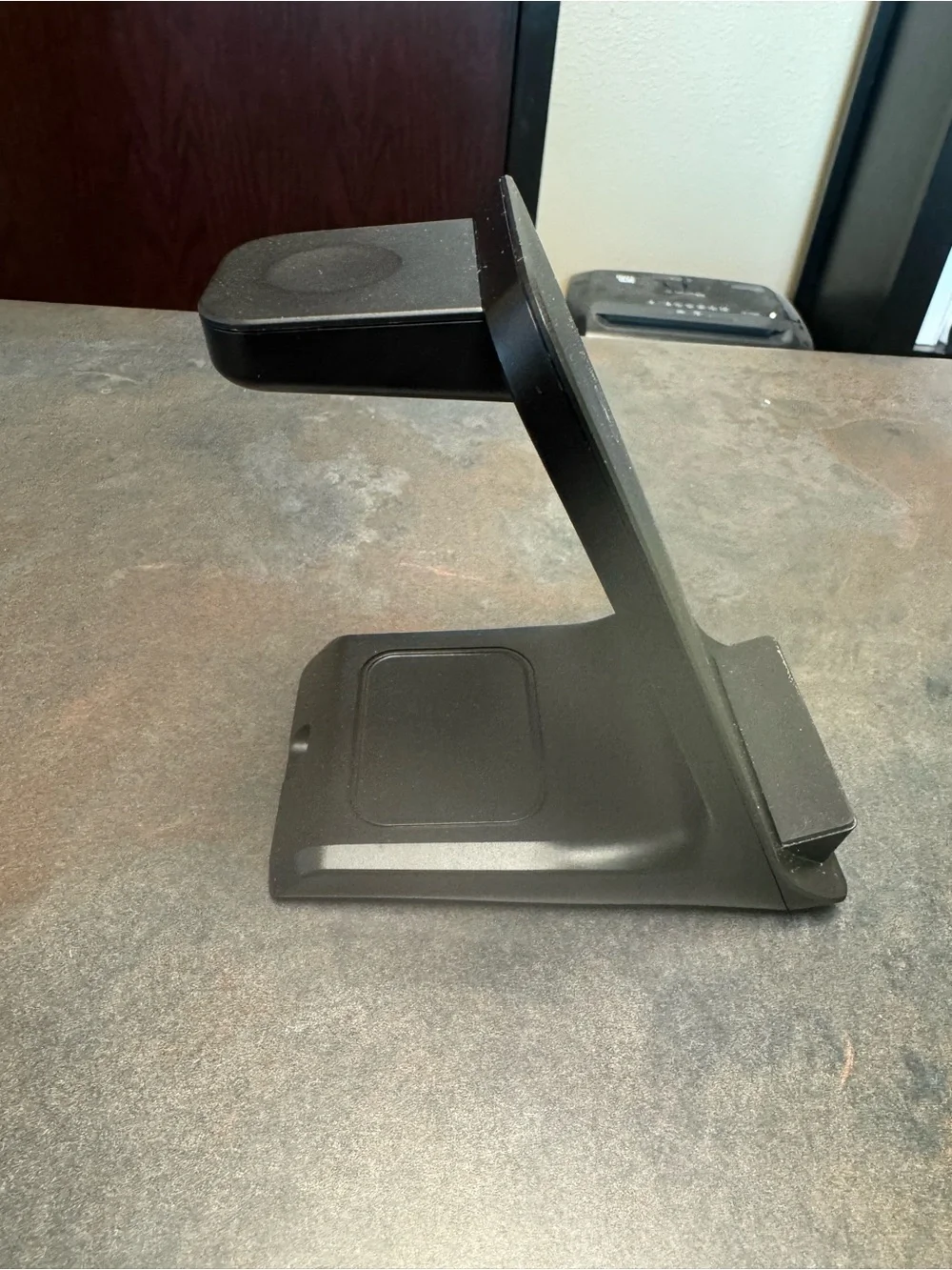 Wireless Charging Stand - Black Dual-Coil Fast Charger